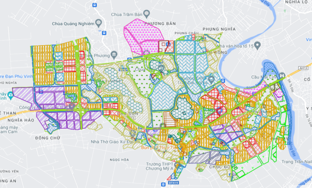 Quy hoạch chung thị trấn sinh thái Chúc Sơn, đến năm 2030, tỷ lệ 1/5.000